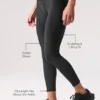 7/8 High-Waist Airlift Legging - Siyah