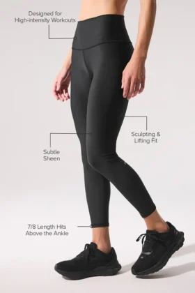 7/8 High-Waist Airlift Legging – Siyah