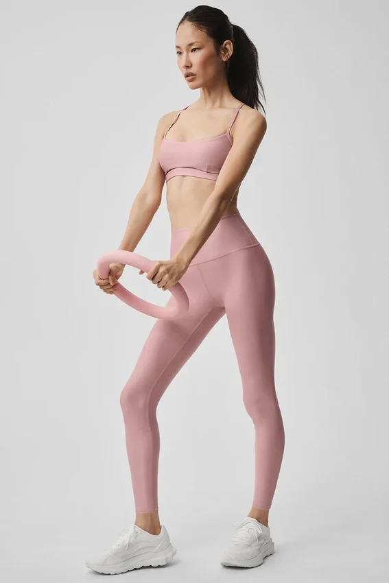 7/8 High-Waist Airlift Legging - Vintage Pembe