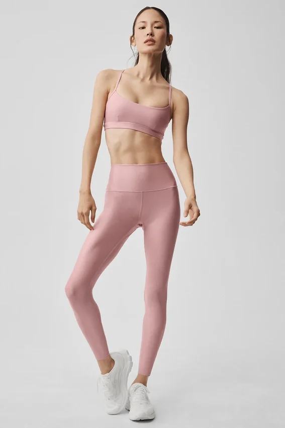 7/8 High-Waist Airlift Legging - Vintage Pembe