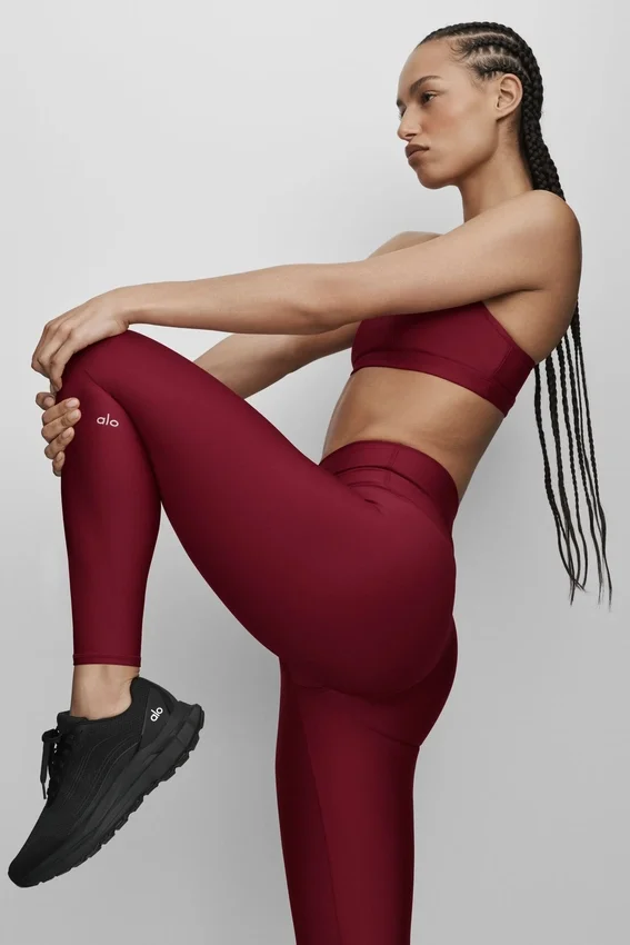 7/8 High-Waist Airlift Legging - Yaz Romantizmi Kırmızısı