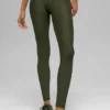 7/8 High-Waist Airlift Legging - Yeşil Zeytin