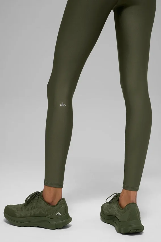 7/8 High-Waist Airlift Legging - Yeşil Zeytin