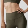 7/8 High-Waist Airlift Legging - Zeytin Ağacı