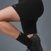 7" High-Waist Bisikletçi Şortu - Siyah