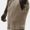 7" Keten Jersey Coastal Şort - Gravel
