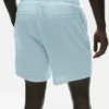 7" Keten Jersey Coastal Şort - Seaside Blue
