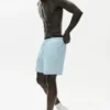 7" Keten Jersey Coastal Şort - Seaside Blue
