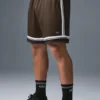 7" Key Mesh Basketbol Şortu - Espresso
