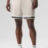7" Key Mesh Basketbol Şortu - Kemik Rengi