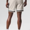 7" Key Mesh Basketbol Şortu - Kemik Rengi
