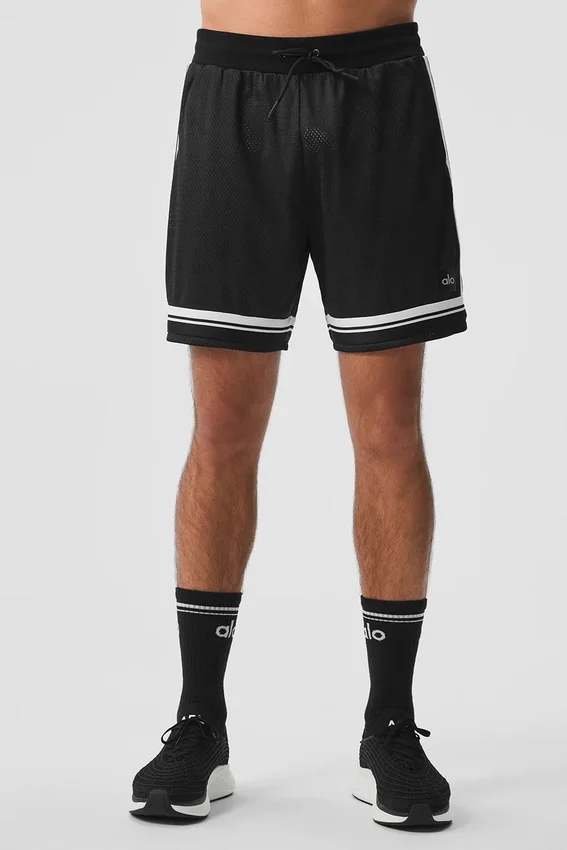 7" Key Mesh Basketbol Şortu - Siyah