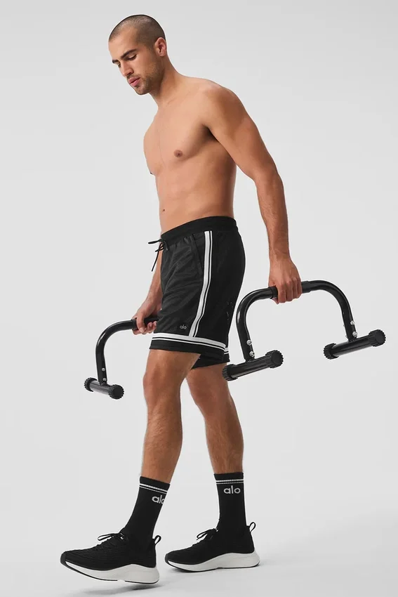 7" Key Mesh Basketbol Şortu - Siyah