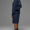 7" Sports Club Kazak Örgü Şort - Lacivert
