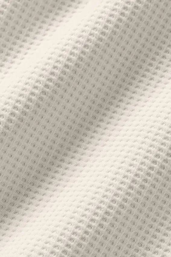 7" Waffle Lounge Şort - Kemik Rengi