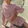 Accolade Bisiklet Yaka Kazak - Vintage Pembe