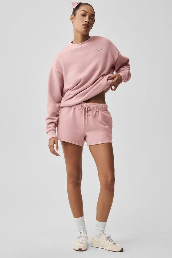 Accolade Bisiklet Yaka Kazak - Vintage Pembe