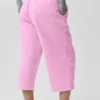Accolade Cutoff Eşofman Altı - Şeker Kalpli Pembe