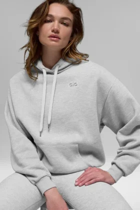 Accolade Kapüşonlu Sweatshirt - Atletik Heather Gri