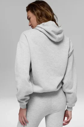 Accolade Kapüşonlu Sweatshirt – Atletik Heather Gri