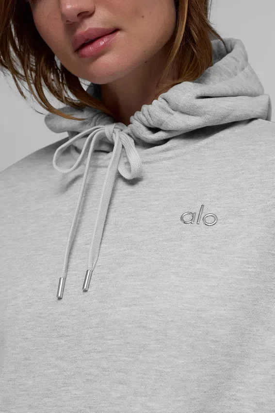 Accolade Kapüşonlu Sweatshirt - Atletik Heather Gri