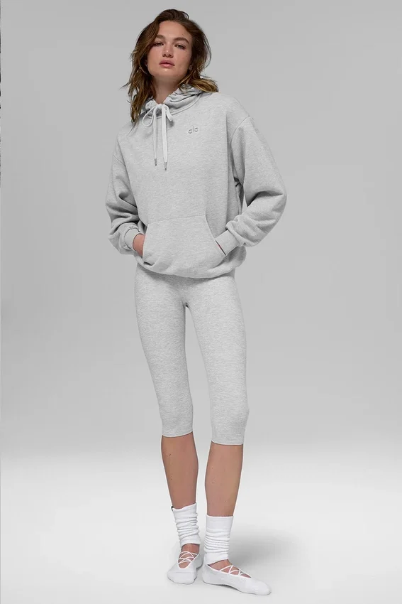 Accolade Kapüşonlu Sweatshirt - Atletik Heather Gri