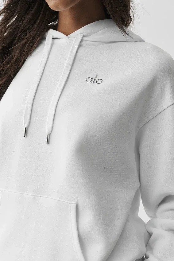 Accolade Kapüşonlu Sweatshirt - Beyaz