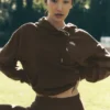 Accolade Kapüşonlu Sweatshirt - Espresso