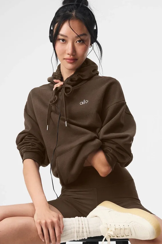 Accolade Kapüşonlu Sweatshirt - Espresso