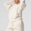 Accolade Kapüşonlu Sweatshirt - Fildişi