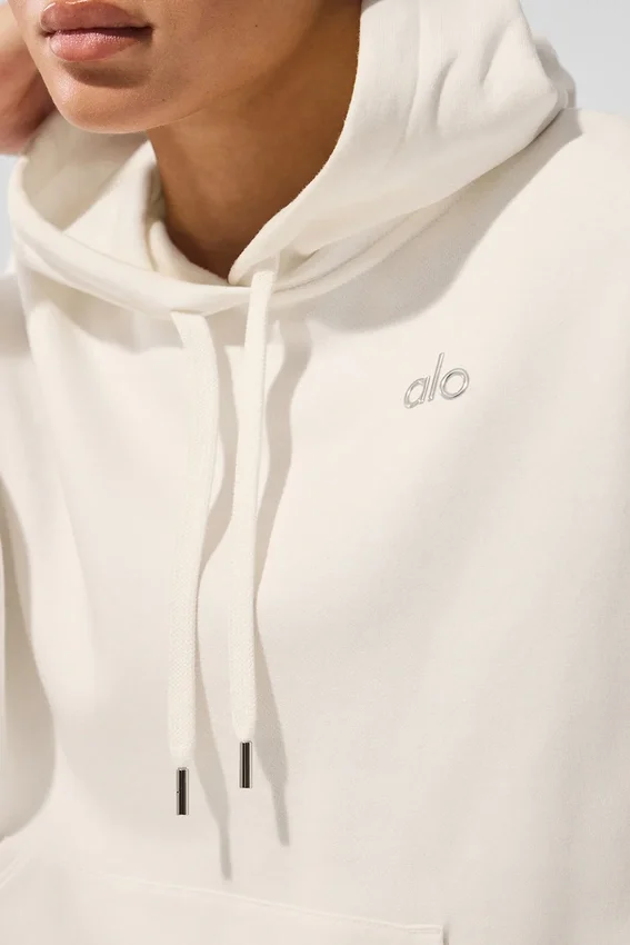 Accolade Kapüşonlu Sweatshirt - Fildişi