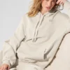 Accolade Kapüşonlu Sweatshirt - Kemik Rengi