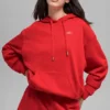 Accolade Kapüşonlu Sweatshirt - Parlak Kırmızı
