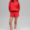 Accolade Kapüşonlu Sweatshirt - Parlak Kırmızı