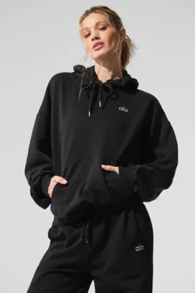 Accolade Kapüşonlu Sweatshirt - Siyah