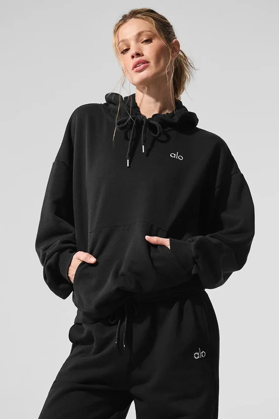 Accolade Kapüşonlu Sweatshirt - Siyah