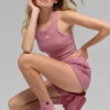 Accolade Şort - Pembe Yabani Gül