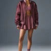 Afterglow Varsity Ceket - Bordo Trüf