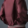 Afterglow Varsity Ceket - Bordo Trüf
