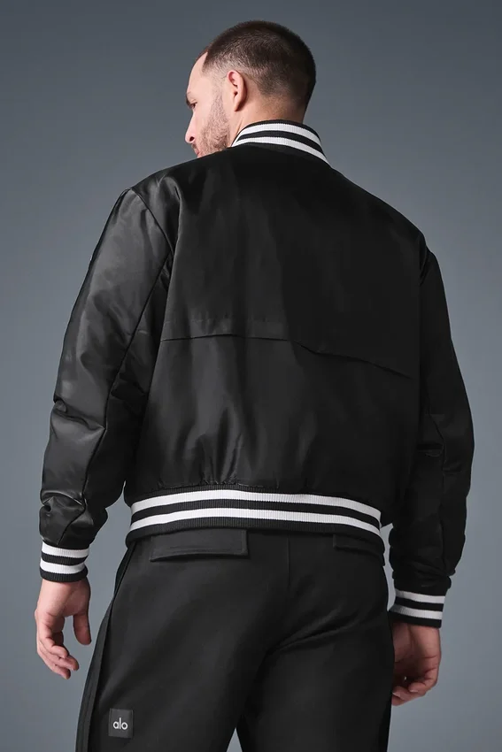 Afterglow Varsity Ceket - Siyah