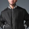 Afterglow Varsity Ceket - Siyah