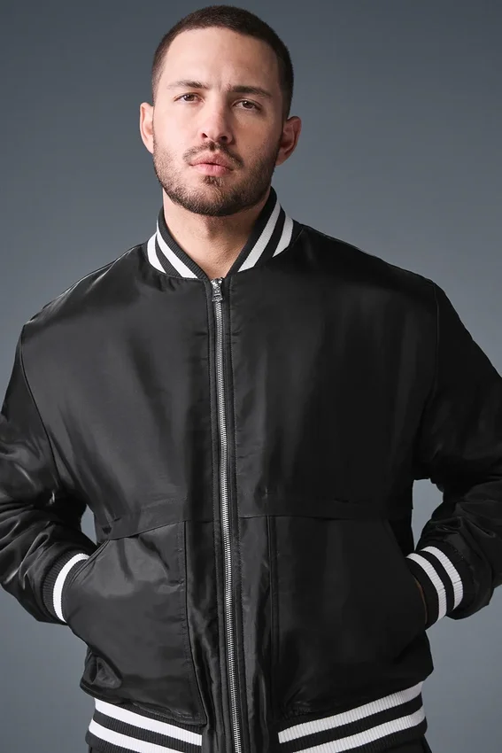 Afterglow Varsity Ceket - Siyah