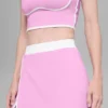 Airbrush Aerodinamik Etek - Şeker Kalpli Pembe/Beyaz