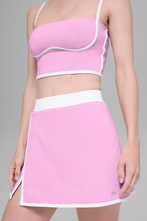 Airbrush Aerodinamik Etek - Şeker Kalpli Pembe/Beyaz