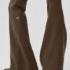 Airbrush Alçak Bel Bootcut Tayt - Espresso