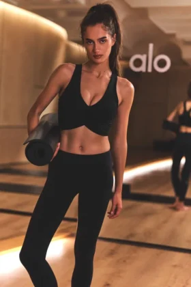 Airbrush Alçak Bel Legging - Siyah