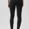 Airbrush Alçak Bel Legging - Siyah