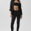 Airbrush Alçak Bel Legging - Siyah