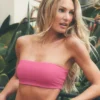 Airbrush Bandeau Sütyen - Paradise Pink