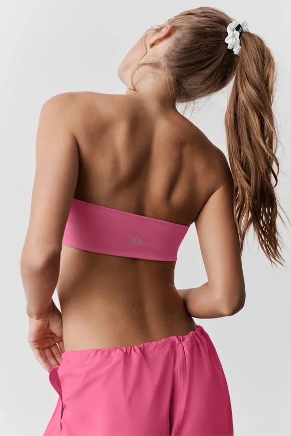 Airbrush Bandeau Sütyen - Paradise Pink